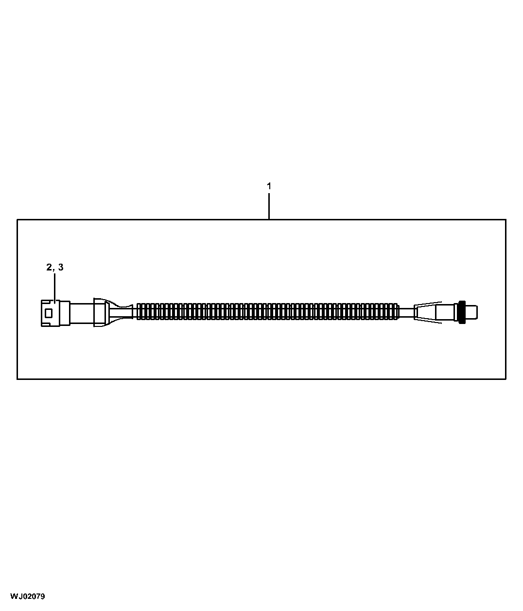 Wiring Harness Components, Control Unit to Sensors, Fire Suppression System, 2.4m (7.9 ft)