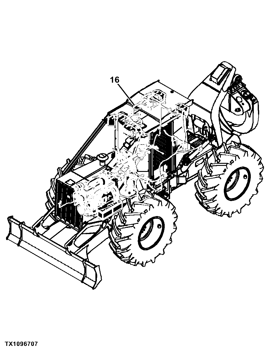 548GIII Grapple Skidder (PIN: 1DW548GX_ _C630436 - C666892)