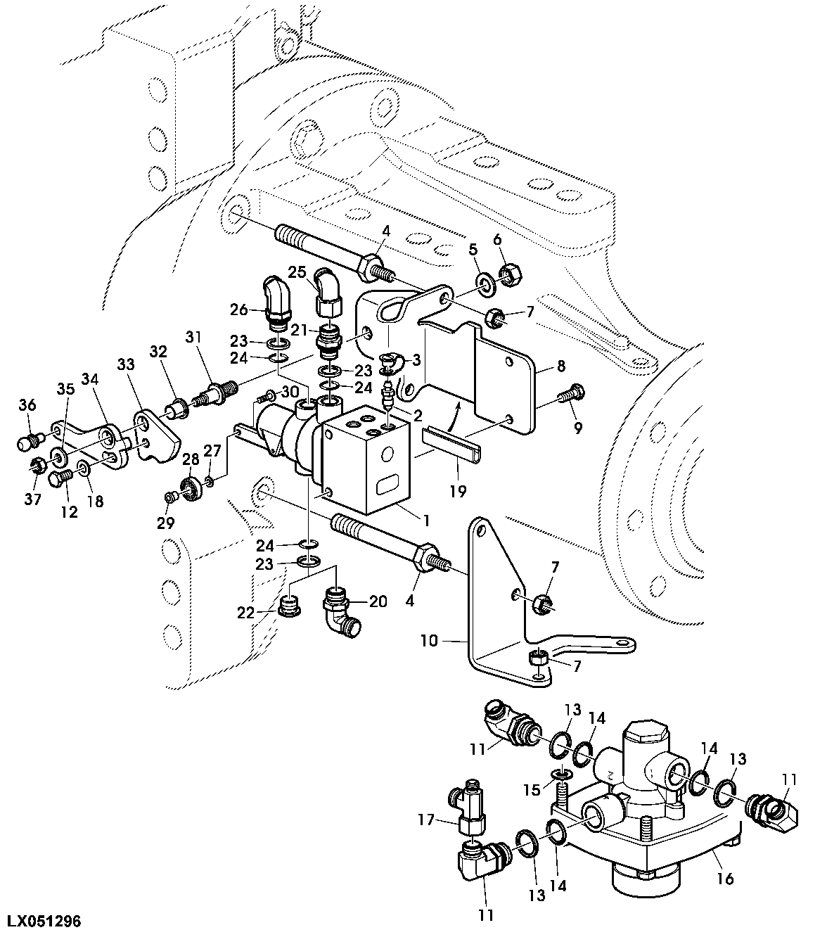 CONTROL VALVES FOR TRAILER AIR BRAKE (DUAL-LINE PLUS SINGLE-LINE SYSTEM)