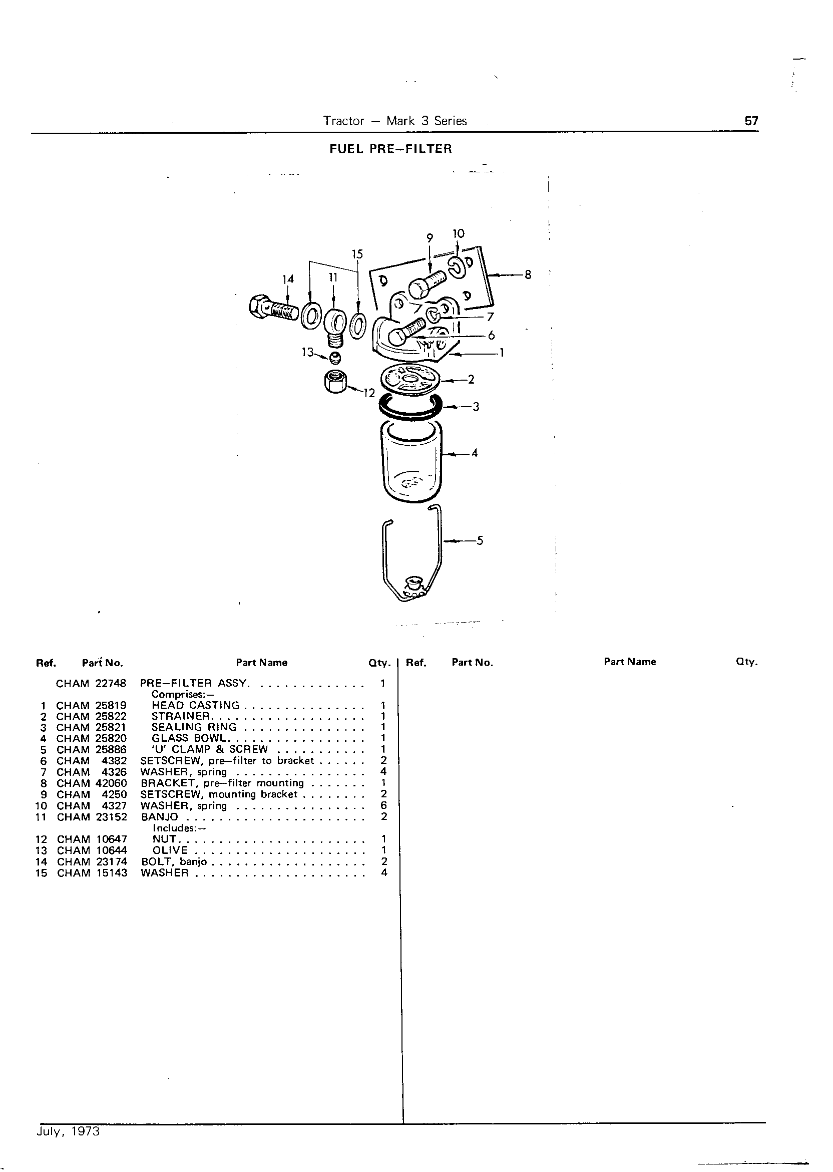 Fuel Pre-filter