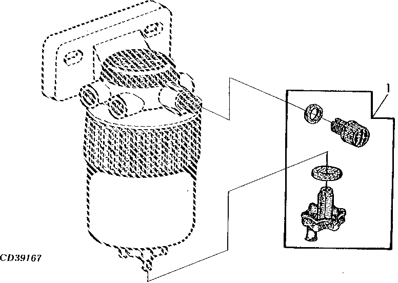 FUEL FILTER / BLEED SCREW, DRAIN PLUG - KIT