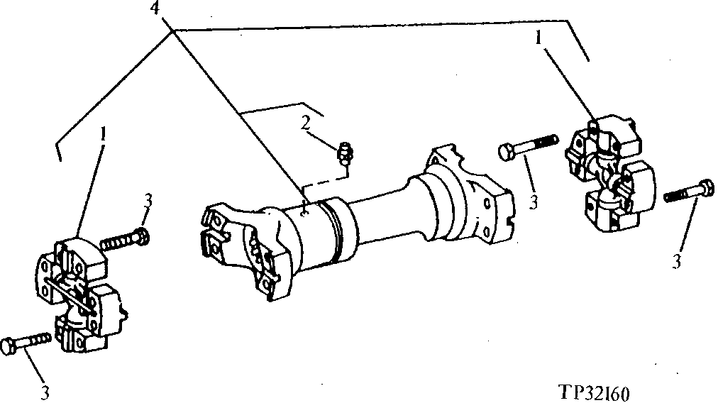 Transmission to Rear Axle Universal Joint