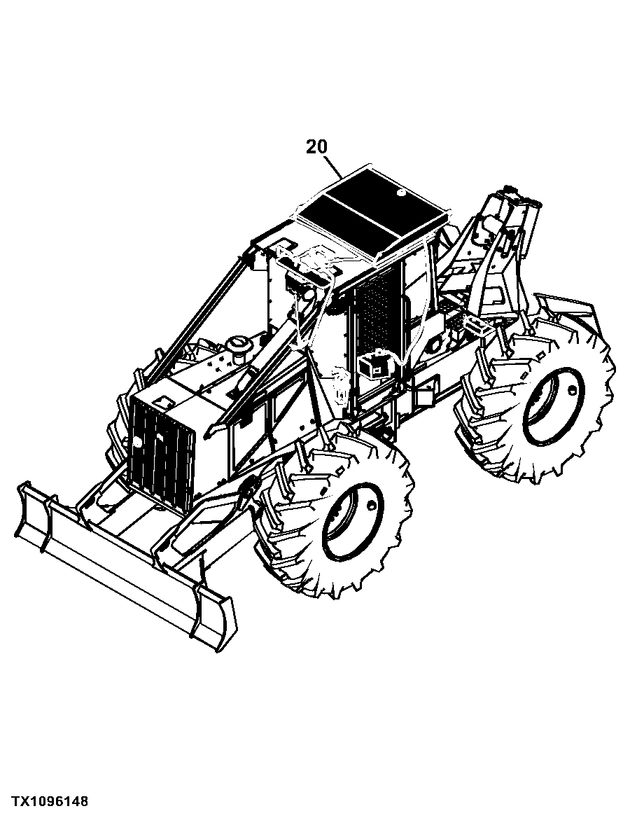 540GIII Cable Skidder (PIN: 1DW540GX_ _C630436 - C666892)