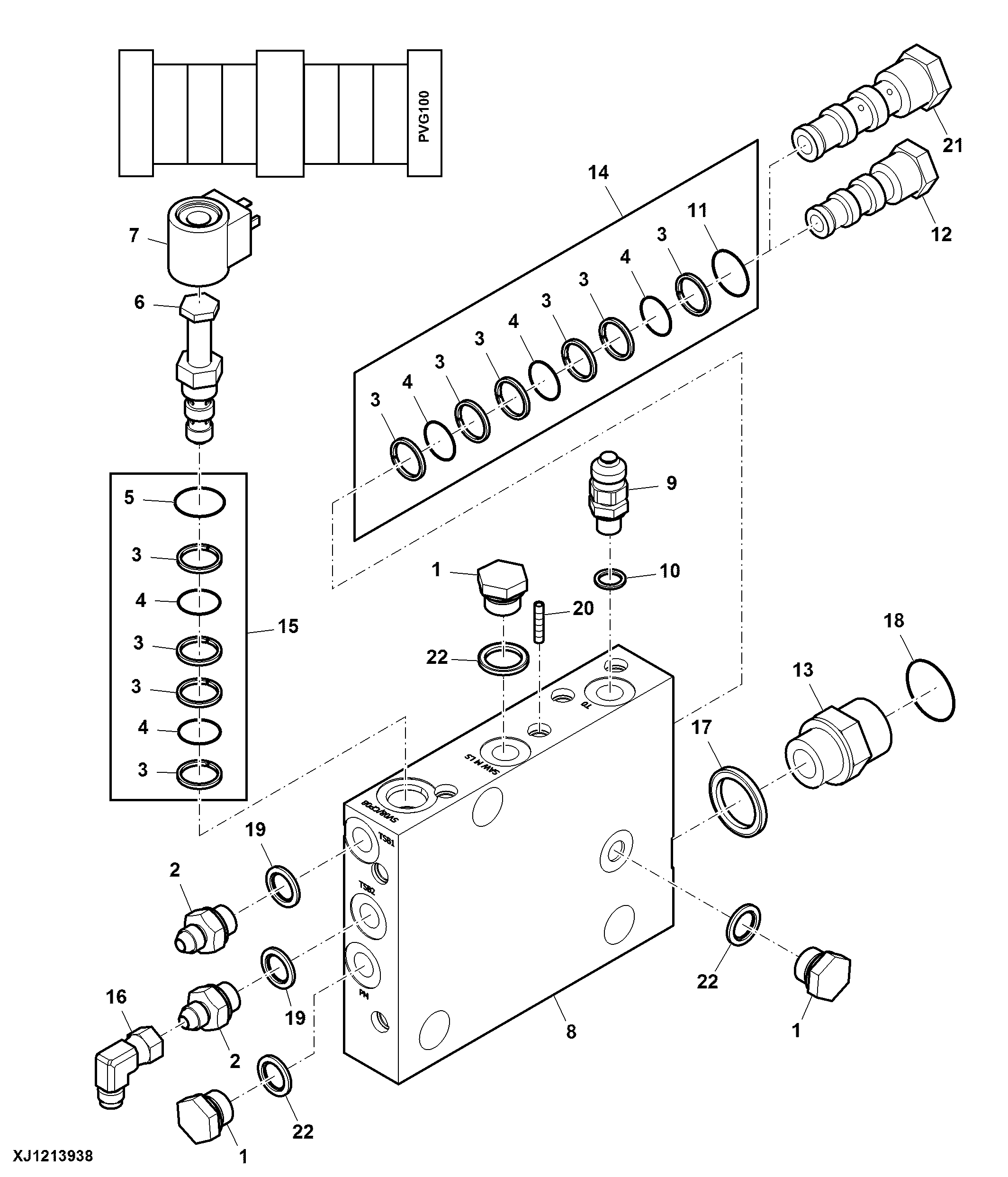 PVG100 Manifold Top-saw TimberRite™ ( - 000038)