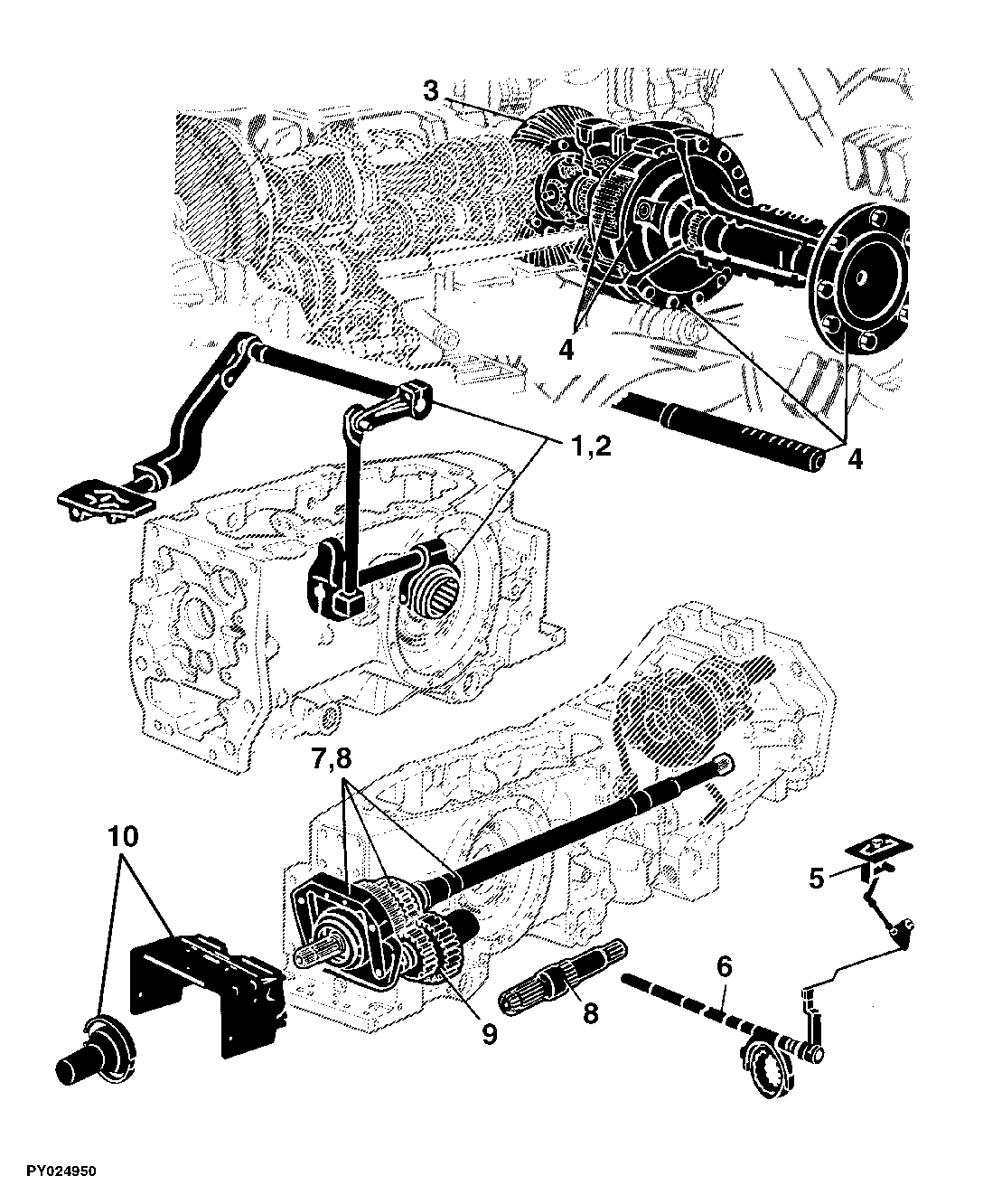 52 DIFFERENTIAL, FINAL DRIVE ASSEMBLIES, FRONT WHEEL DRIVE