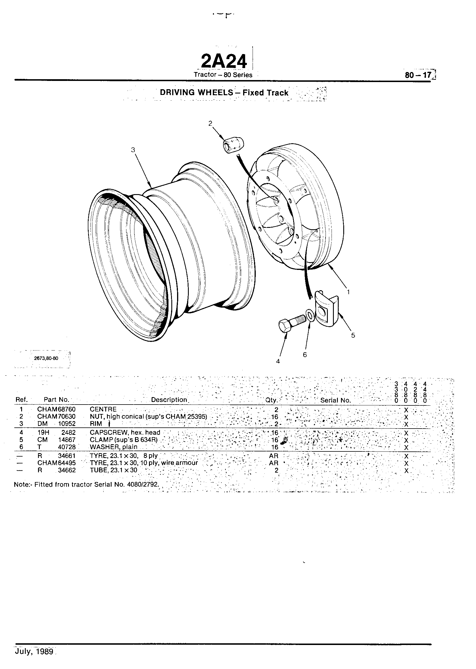 Wheels, Front Axle, Sheet Metal, Misc. Driving Wheels (Continued)