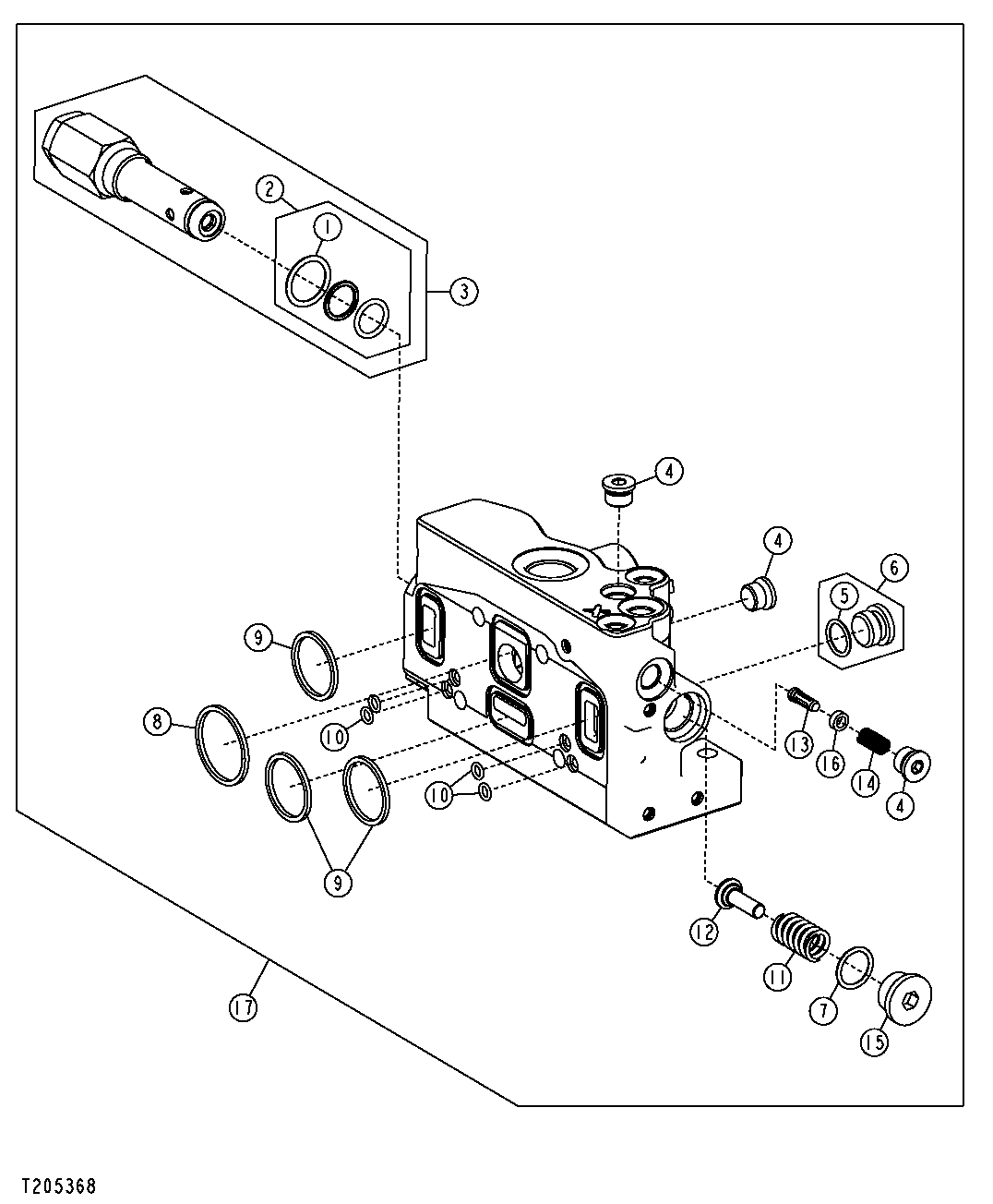 Inlet Section Valve w/ Relief Valve (Pilot)
