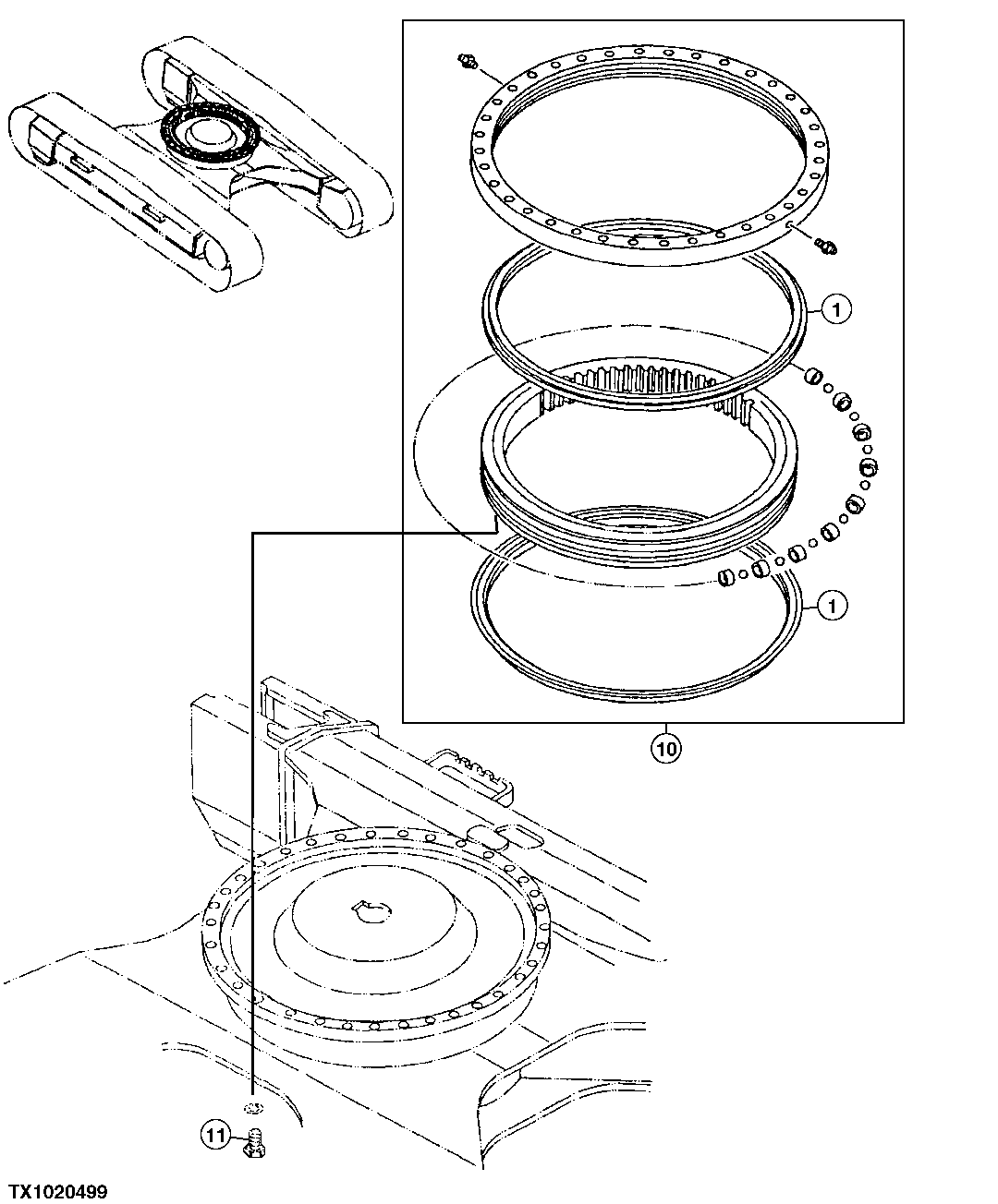 Heavy Duty Swing Bearing