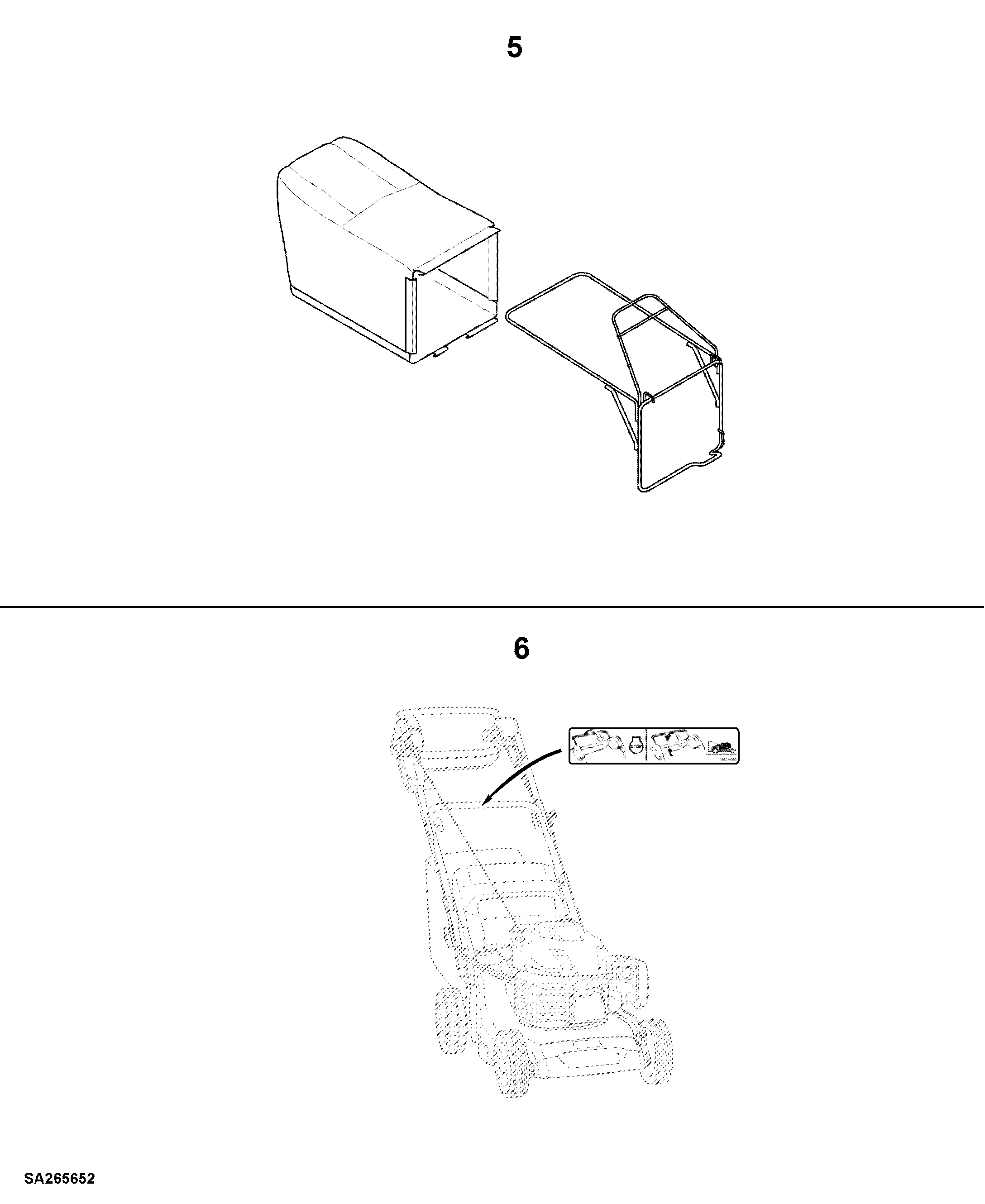 0 47 cm Walk-Behind Mower 4 Cycle Engine, R47KB (SA1588)