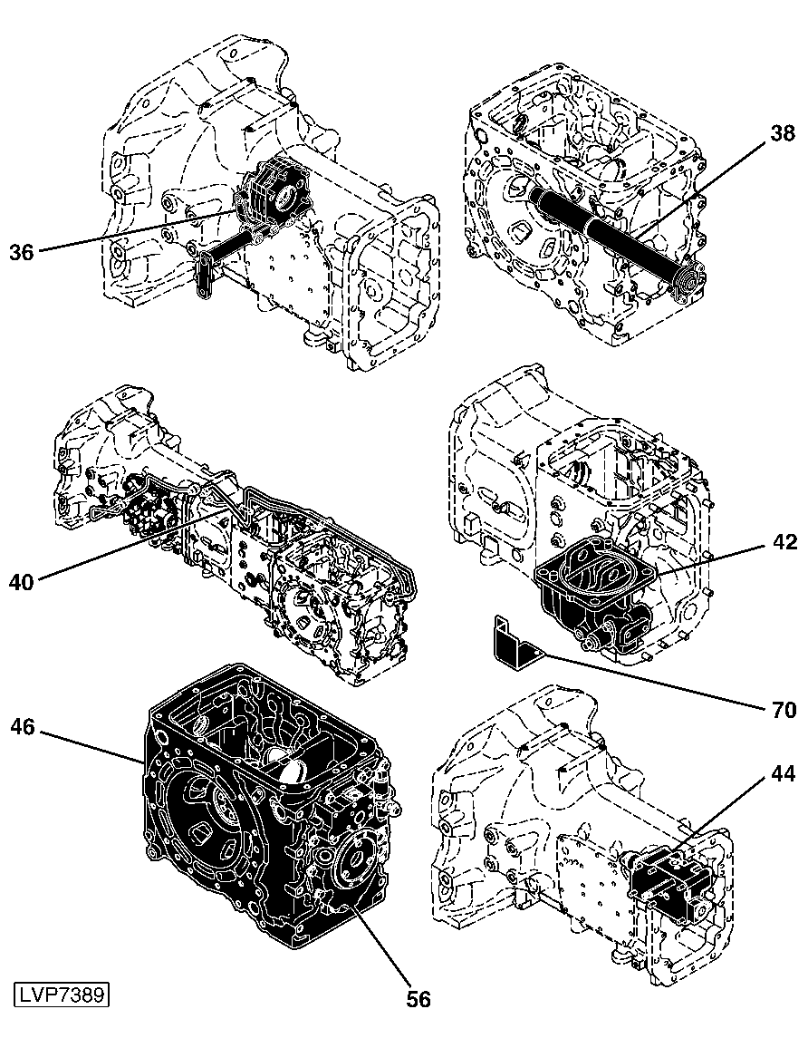 510 Powerreverser Transmission With Electro-Hydraulic (EH) Hi/Low Tractor