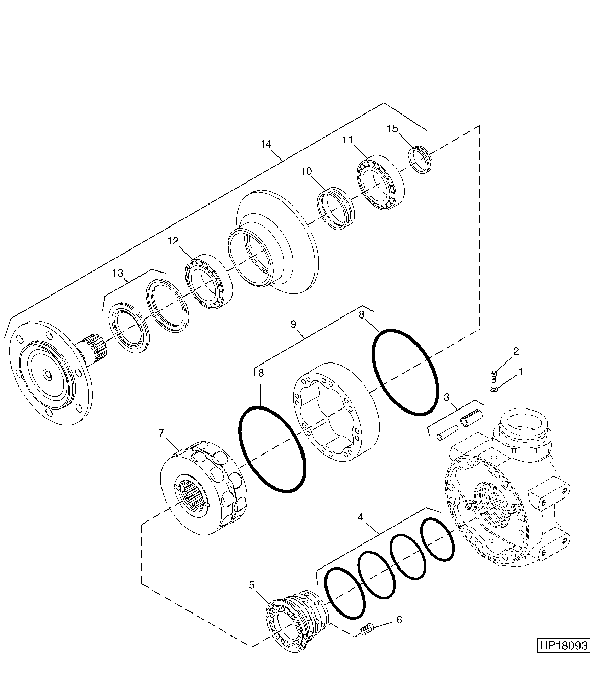 Two-Speed Inner Cover, Manifold and Packing