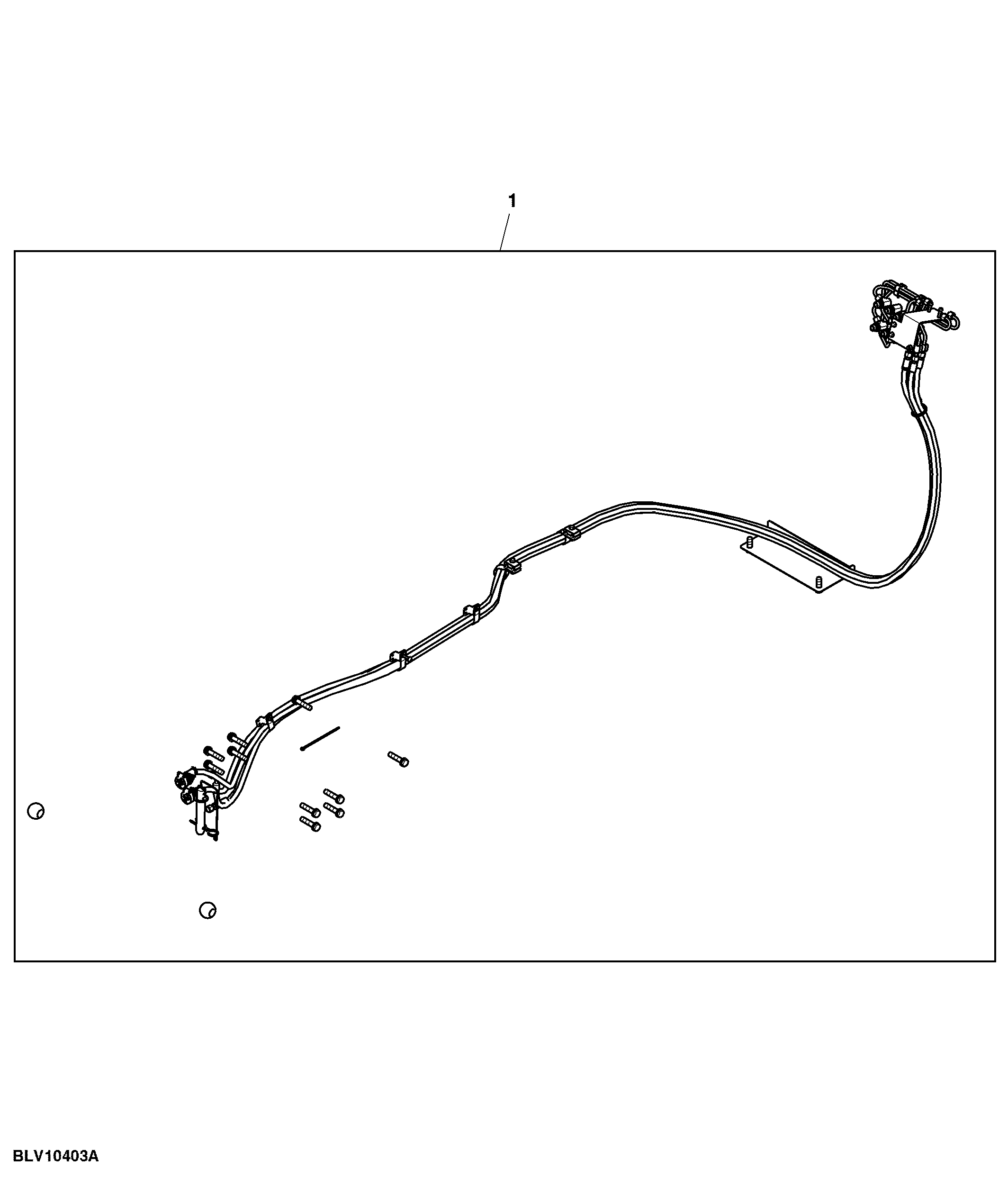 Attachment, Front-Hitch Oil lines