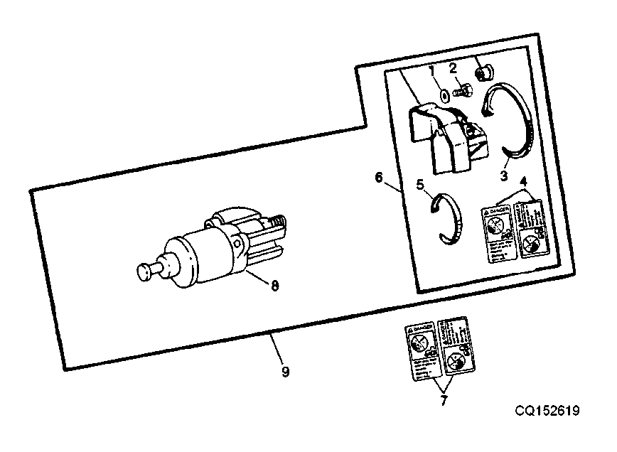 MOTOR DE PARTIDA - COMPONENTES - MOTOR 8.1L
