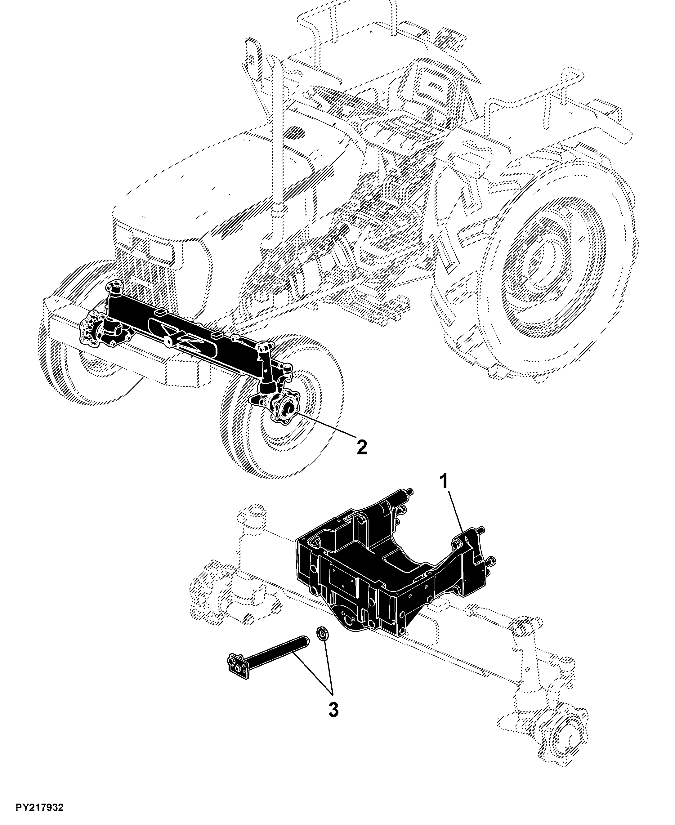 56 Front Axle