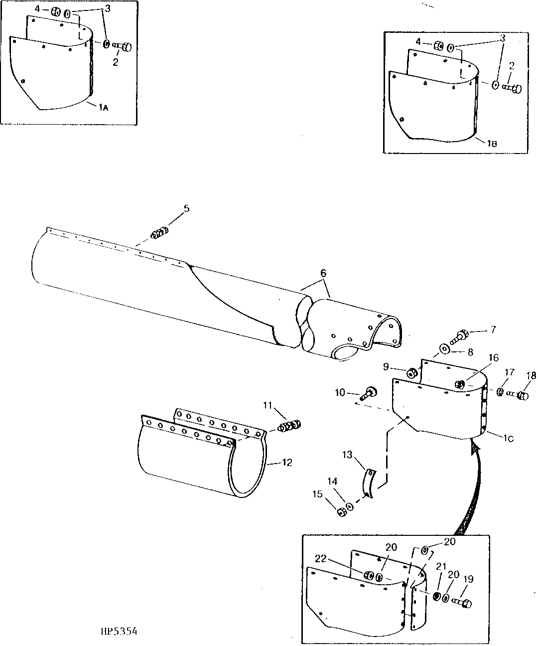 Horizontal Unloading Auger Housing (14 ft And 17 ft)