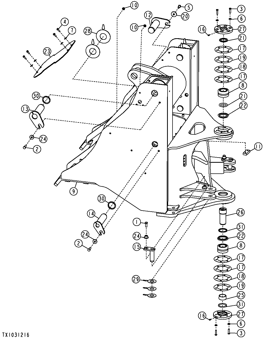 Loader Frame (Z-Bar) (NeverGrease™) (618134 - )