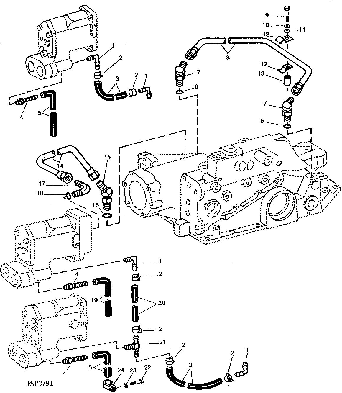 SELECTIVE CONTROL VALVE LINES (TRIPLE SELECTIVE CONTROL)