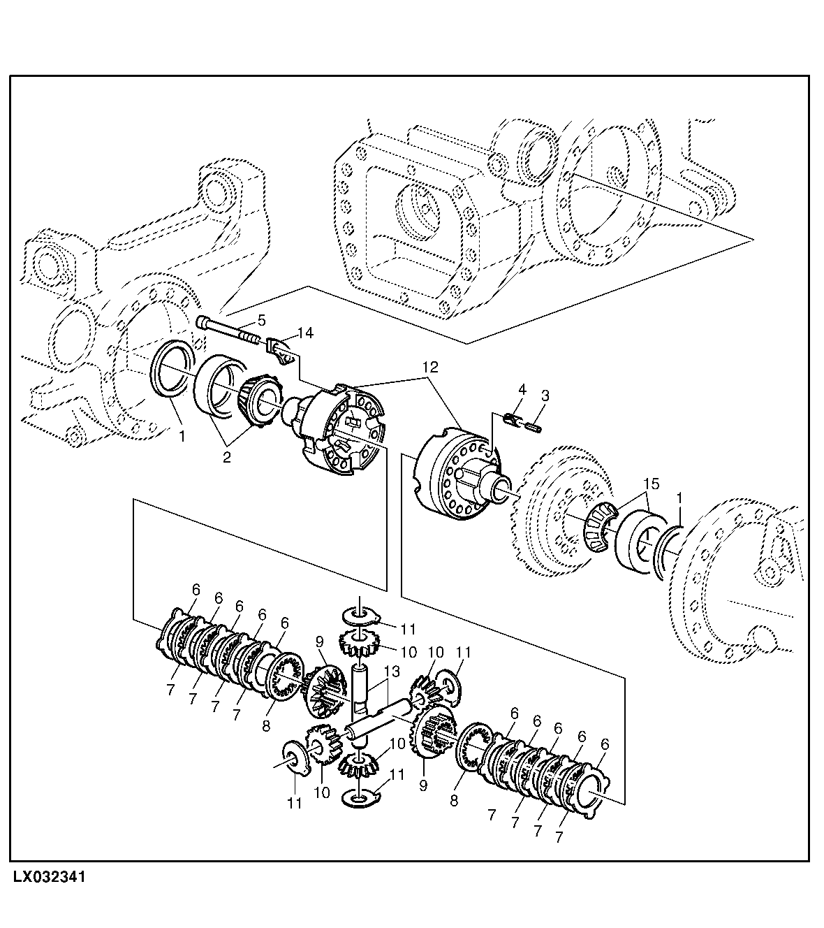 MFWD-AXLE, MULTIPLE DISK SELF-LOCK. DIFFERENTIAL (AS2060 WITH OR WITHOUT TLS)