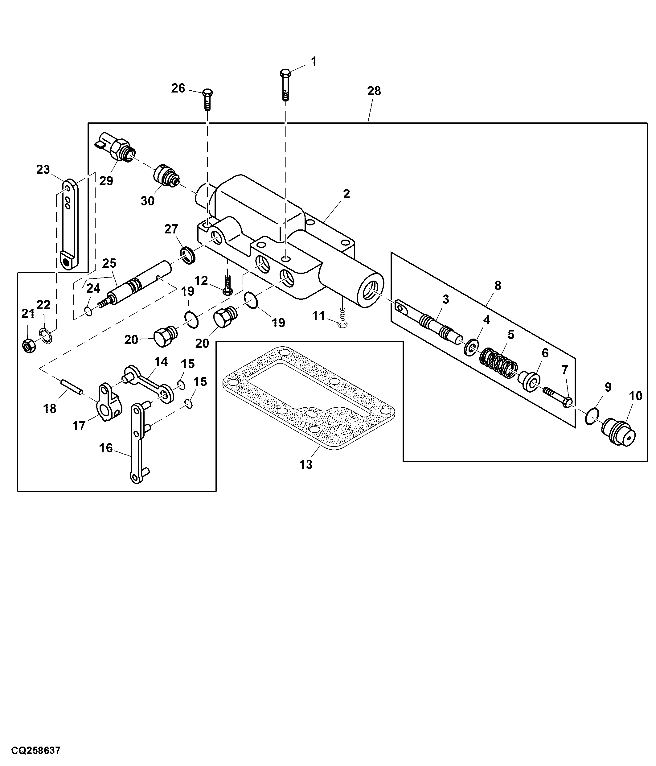 HYDROSTATIC DRIVE DISPLACEMENT CONTROL VALVE
