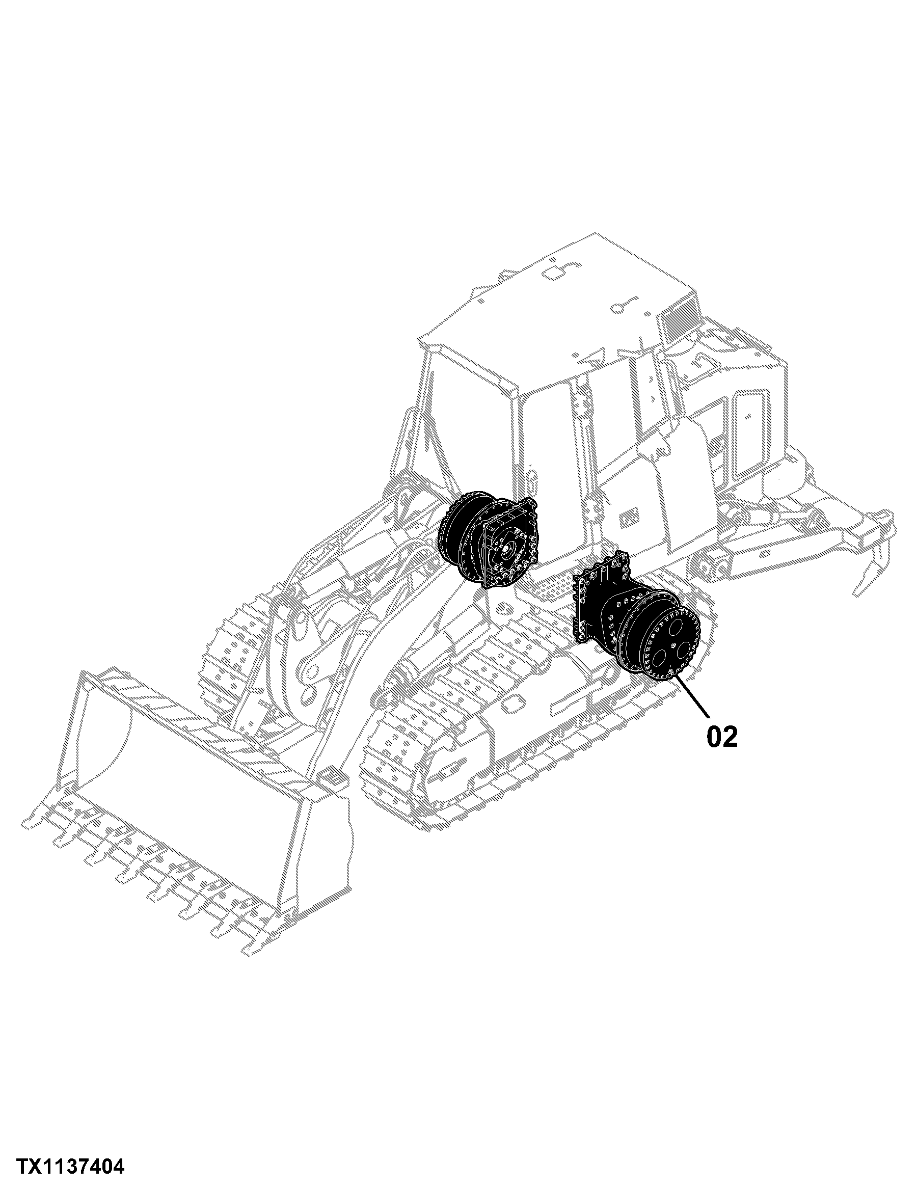 655K Crawler Loader (PIN: 1T0655KX_ _E233169-339325)