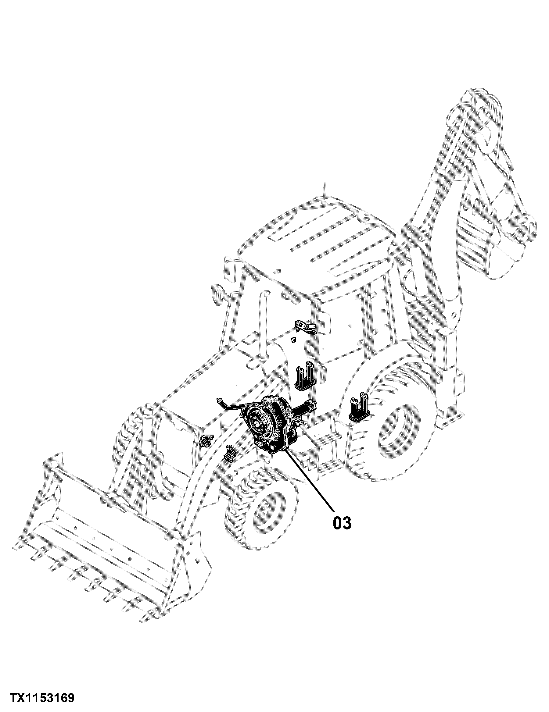 325K Backhoe Loader (PIN: 1T0325KX_ _C219607 - C234969)(Engine 4045TT096)