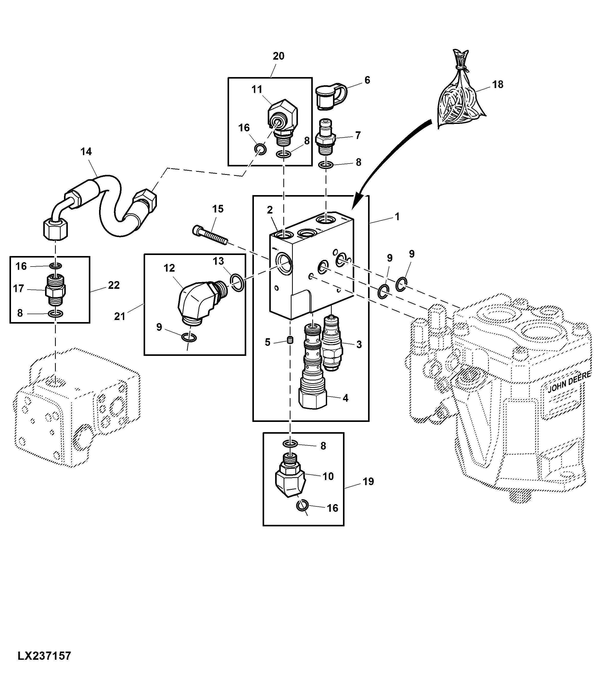 Inlet Valve, Priority 1, W/ PFC-System, W/O AutoTrac™