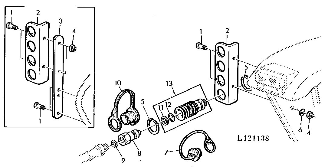 QUICK DISCONNECT COUPLERS, REAR (SPOOL TYPE)