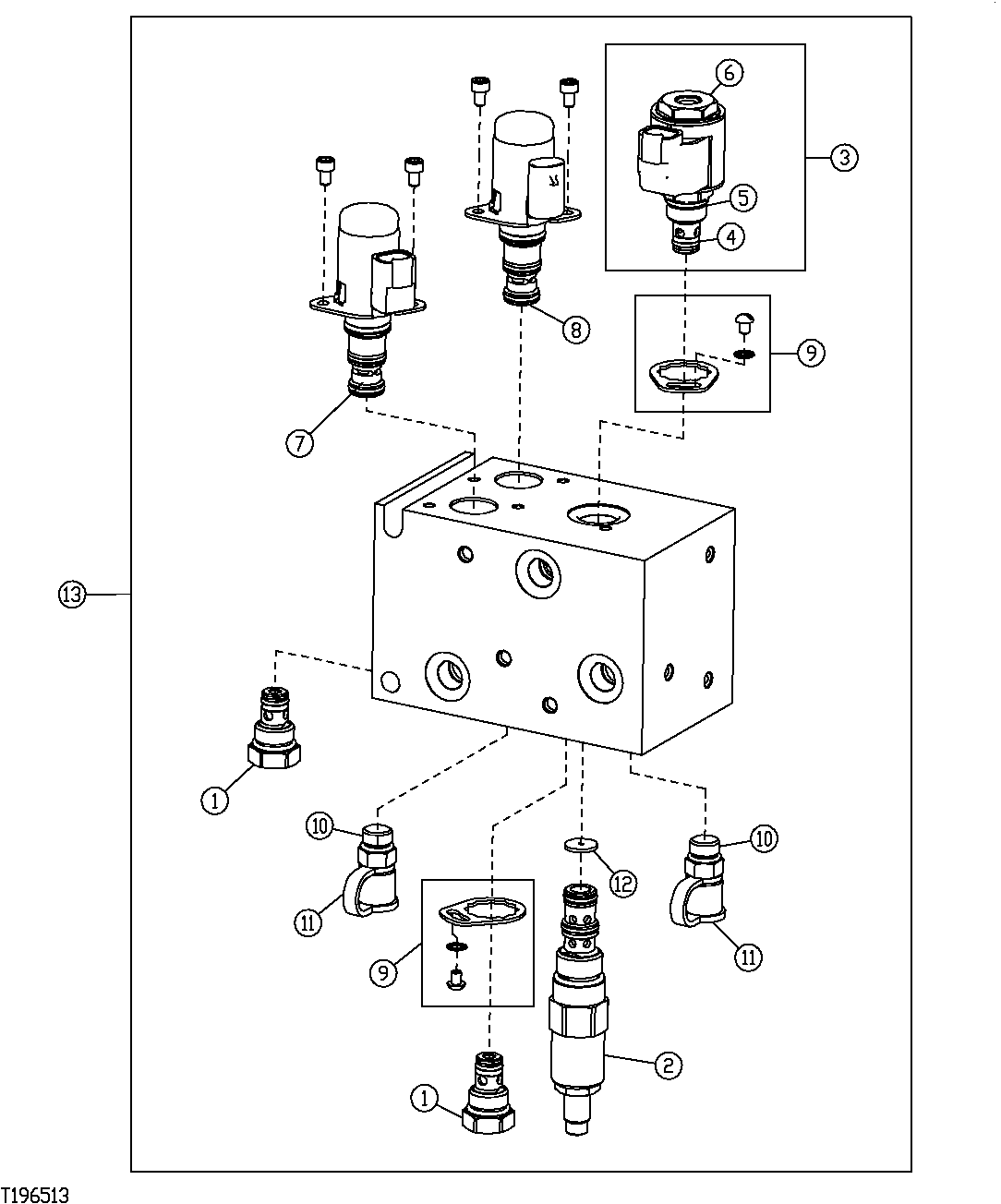 PRESSURE REGULATOR VALVE COMPONENTS (SERIAL NO. 590068- )