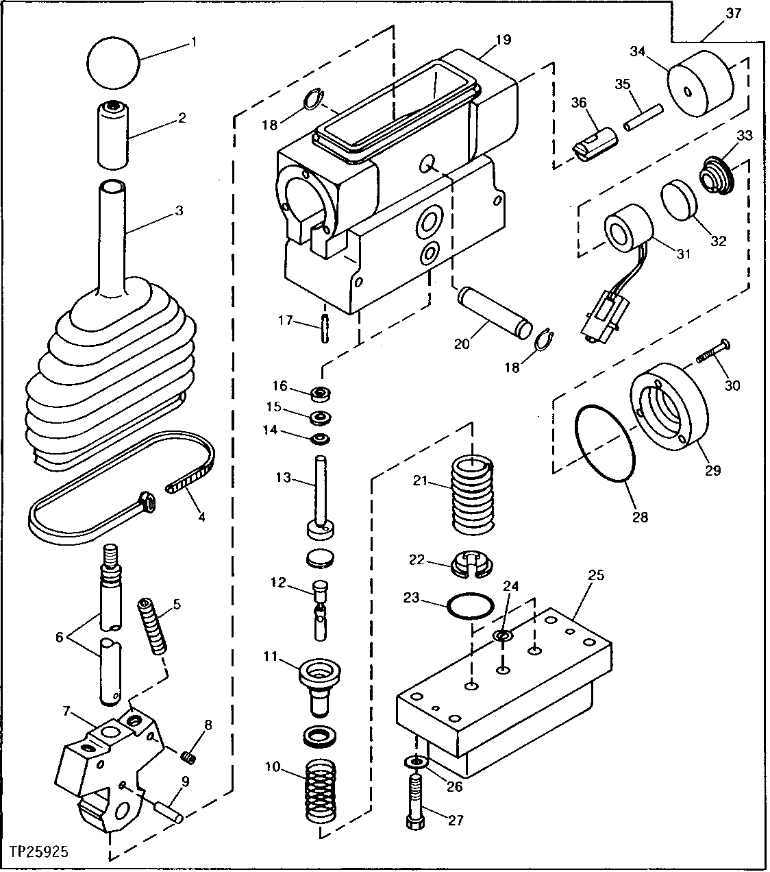 Two or Three Lever Remote Controller (644E) ( - 534614)