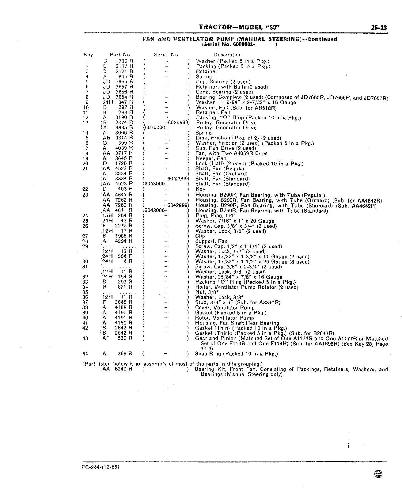 Section 25-Cooling System (Continued)