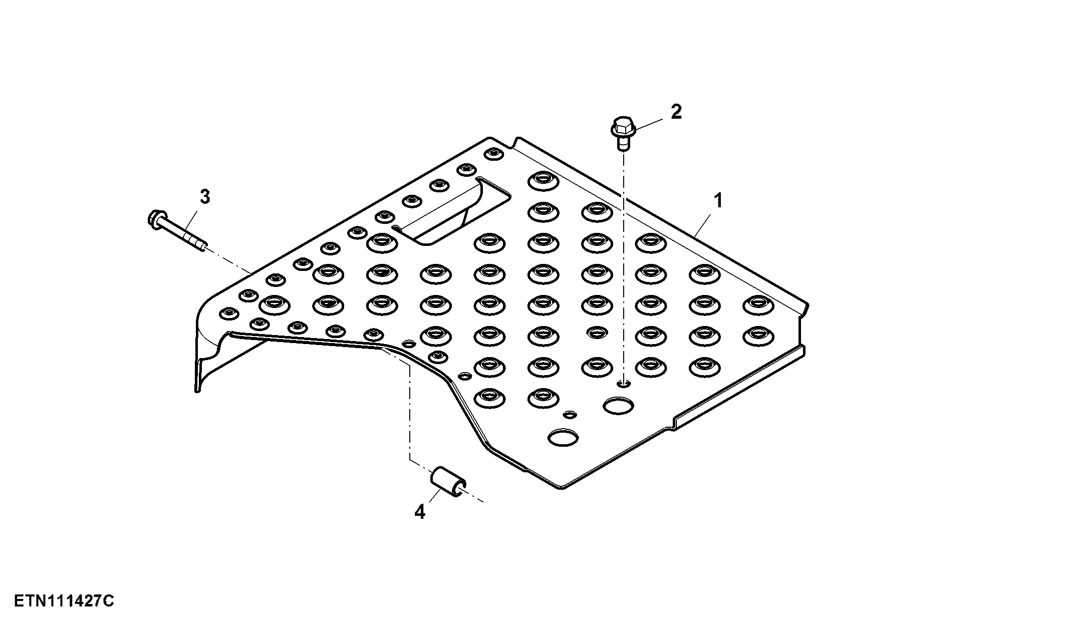 Platform, W/O Step, RH, Group 48 and 49 Tires