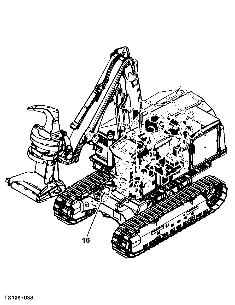 909K Tracked Feller Buncher (PIN: 1T0909KX_ _D181103 - D270472)(PIN: 1T0909KX_ _C181103 - C270472)