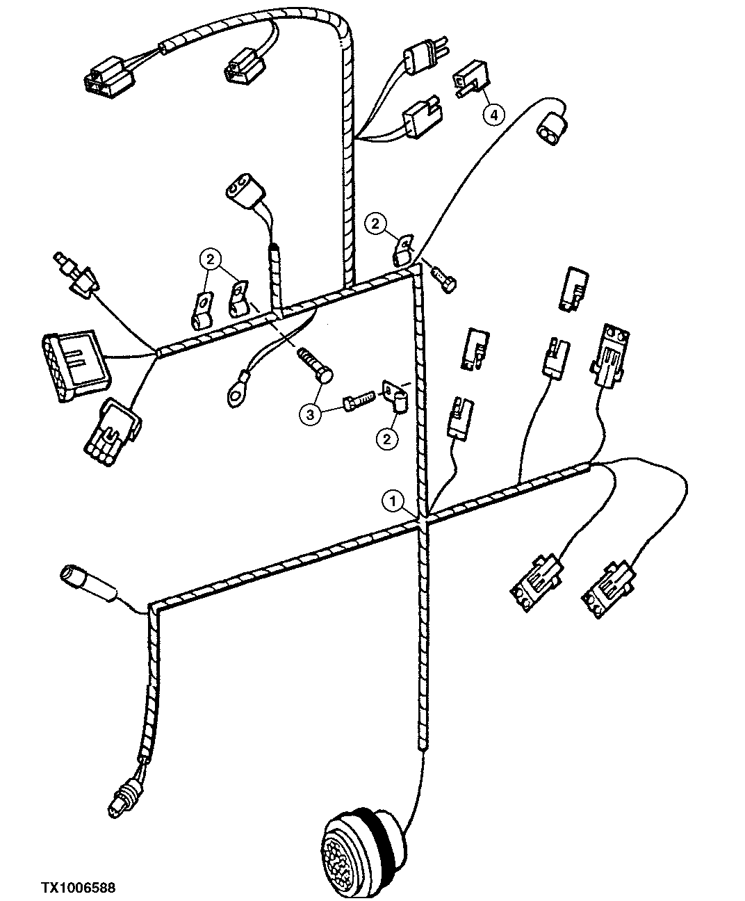 Engine Frame Wiring Harness (572273 - 585739)