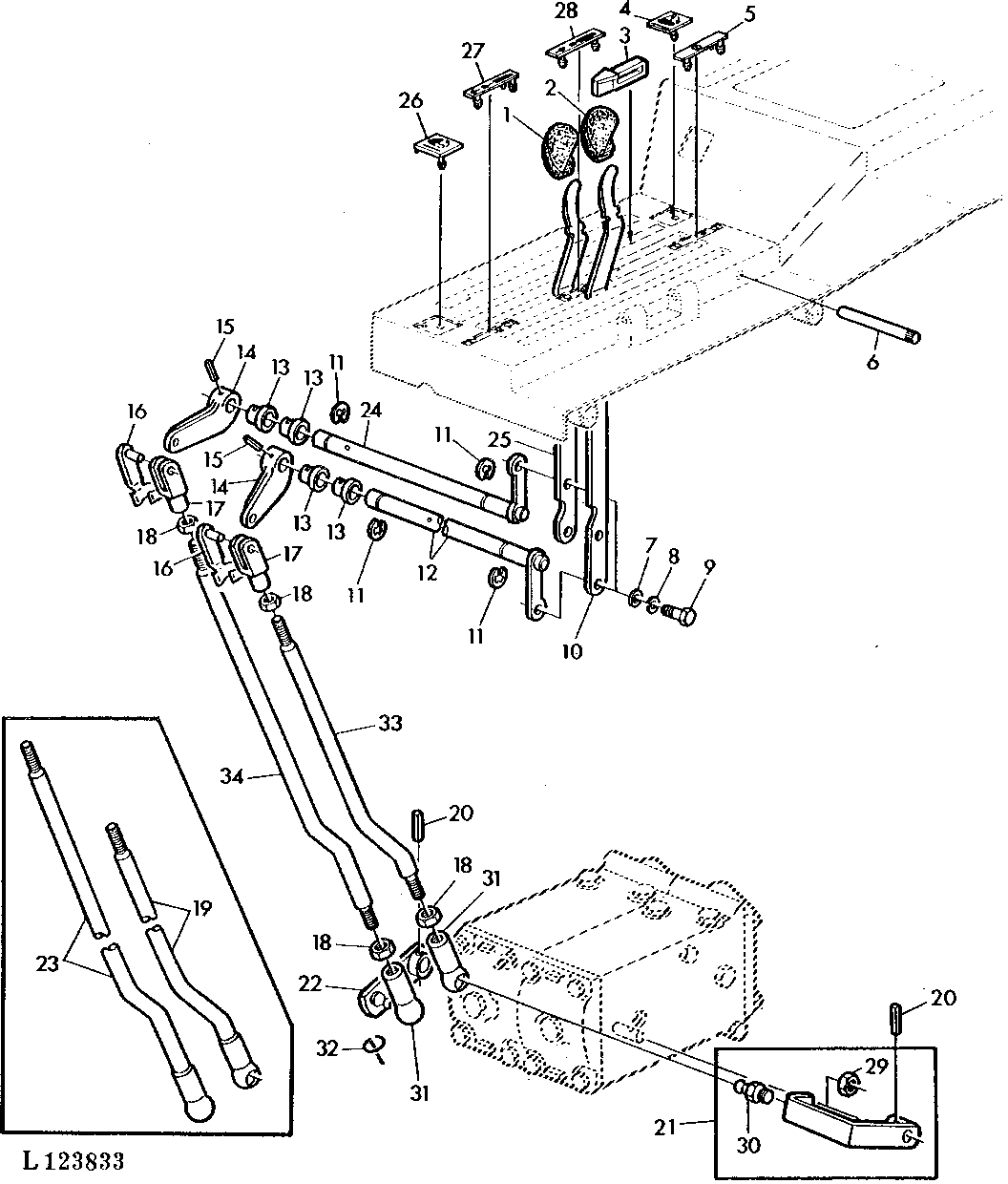 SELECTIVE CONTROL VALVE LINKAGE (POPPET TYPE)