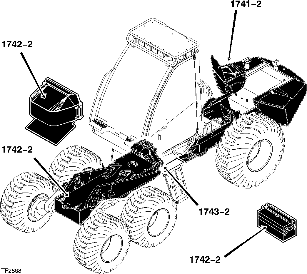 17 Frame Chassis Or Supporting Structure 970D/1070D T3