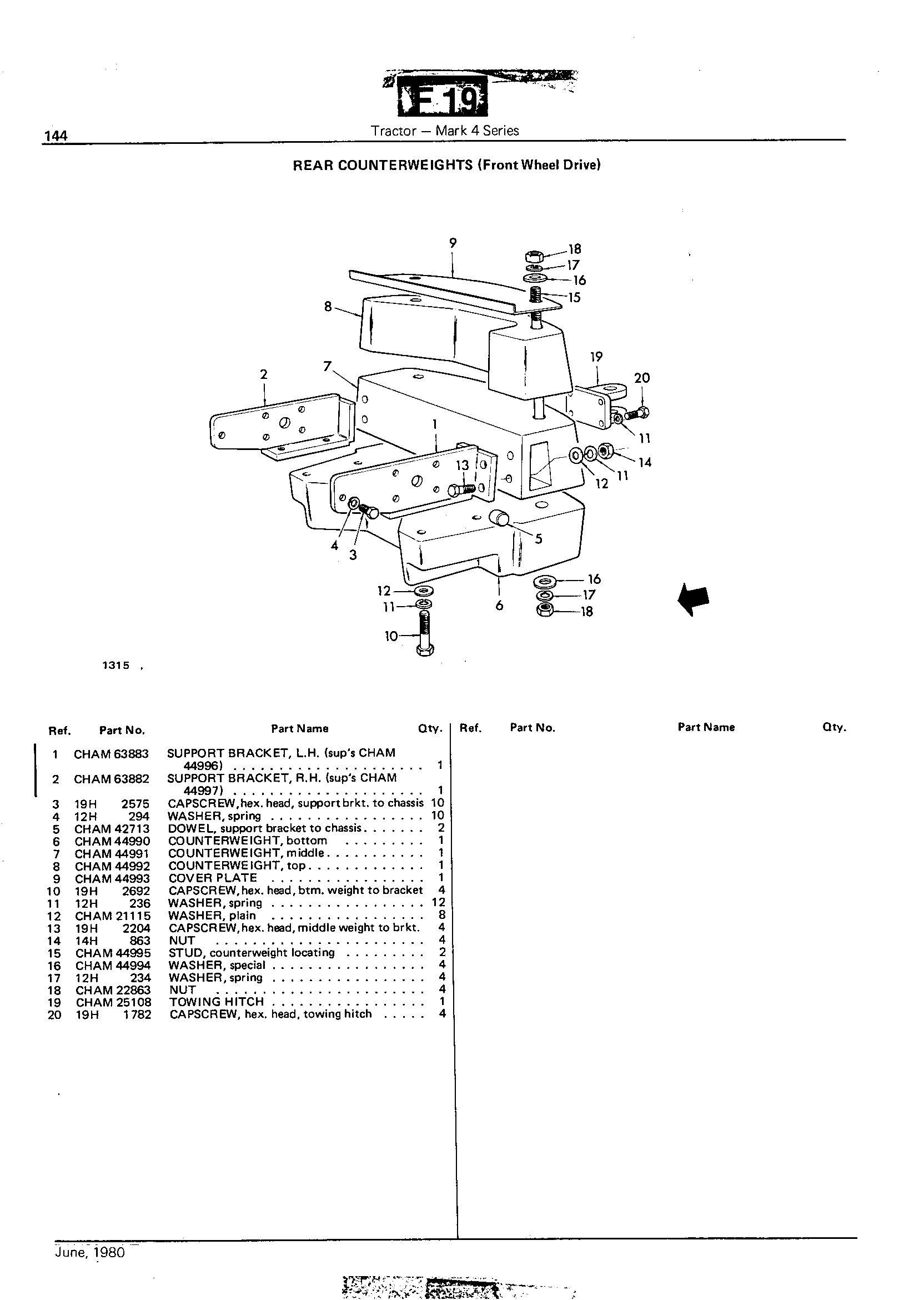 Rear Counterweights (FWD)