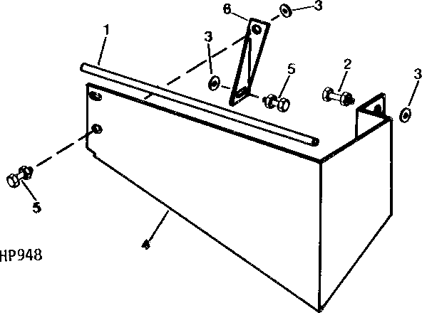 PROPULSION DRIVE COUNTERSHAFT SHIELD (POSI-TORQ AND HYDROSTATIC GROUND DRIVE) (156501 - )