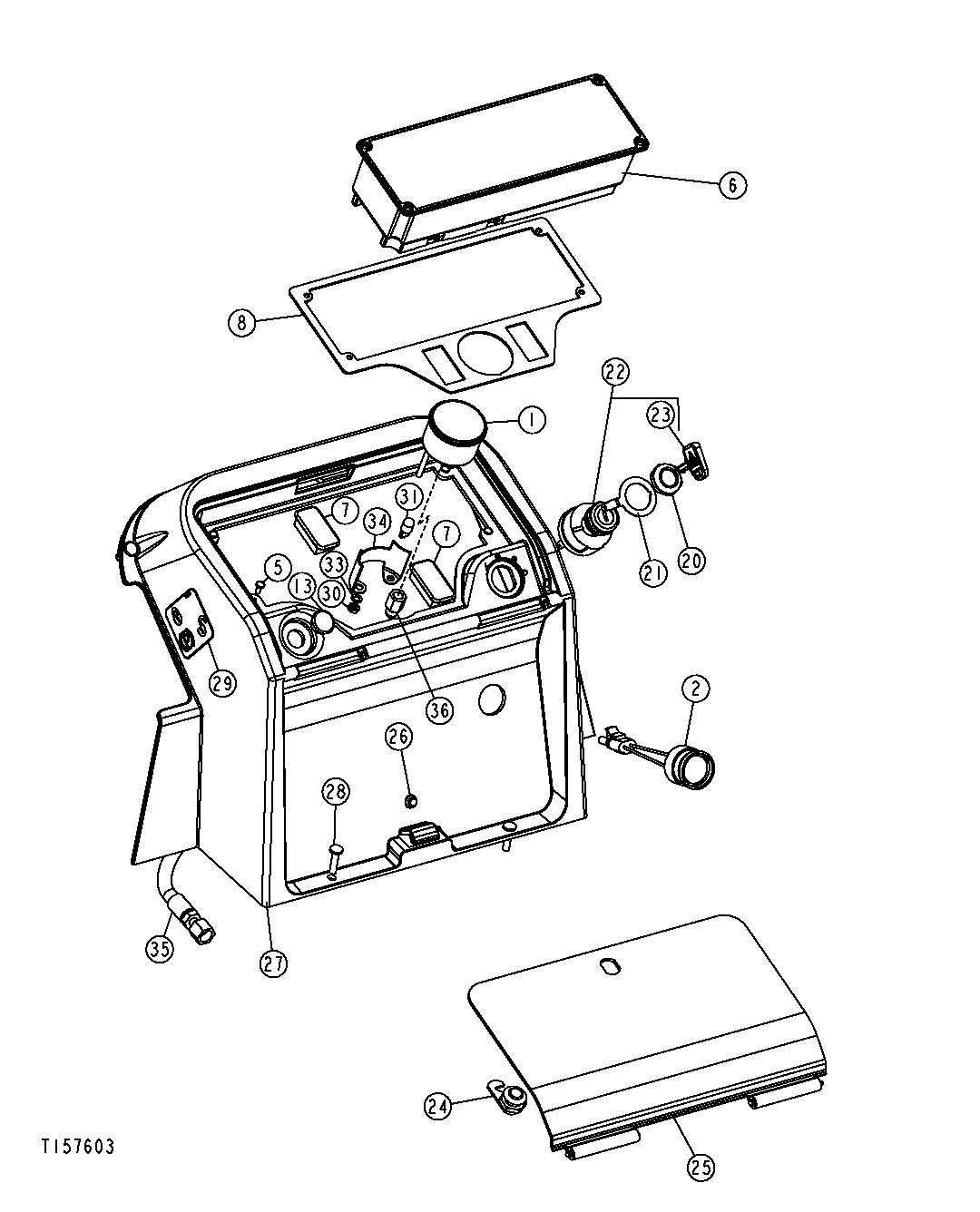 DASH GAUGES AND SPEED READOUT (SERIAL NO.910011- )