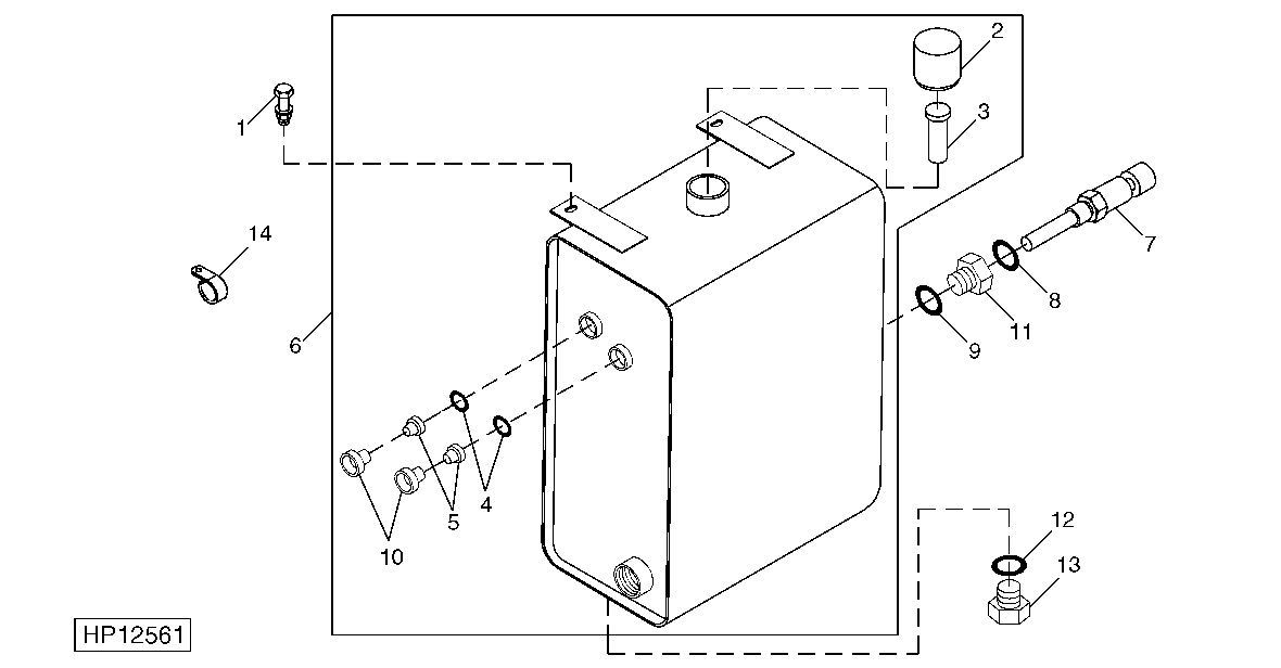 HYDRAULIC / HYDROSTATIC OIL RESERVOIR AND MOUNTINGS