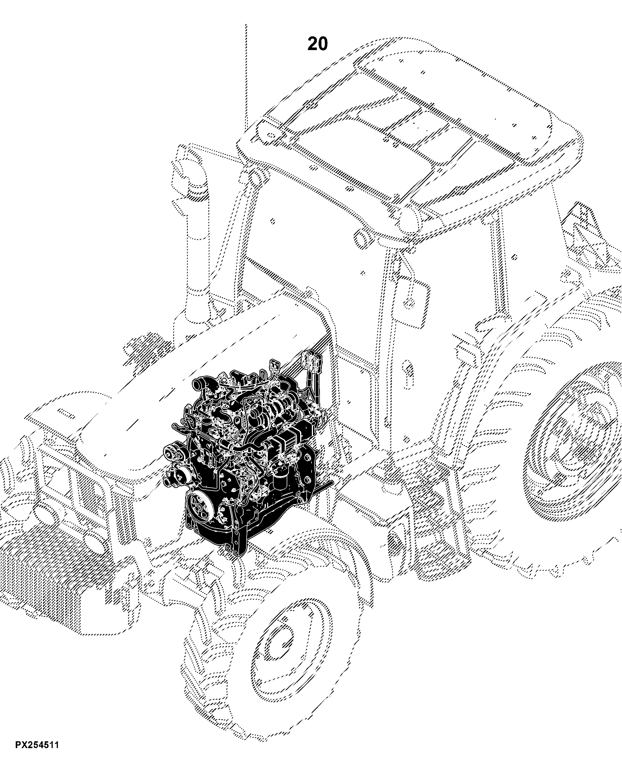 6105E FT4 Tractor (Worldwide Edition, Engine: 4045HP073)
