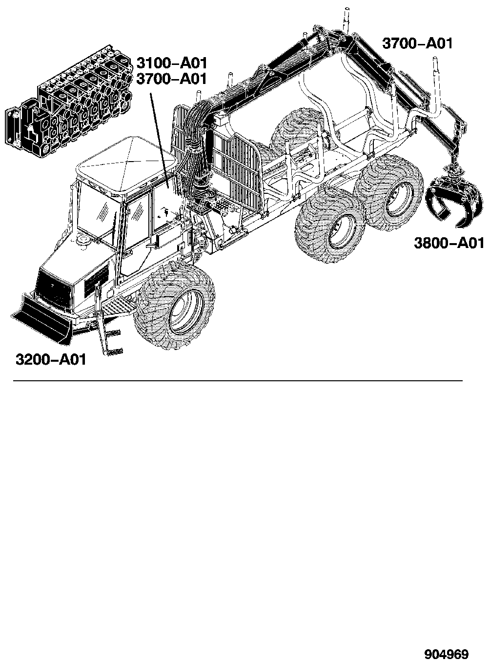 1010D Forwarder (S.N. 004001- ), Tier 3, Engine 4045HTJ85