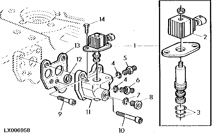 SOLENOID VALVE FOR HYDRAULIC DIFFERENTIAL LOCK