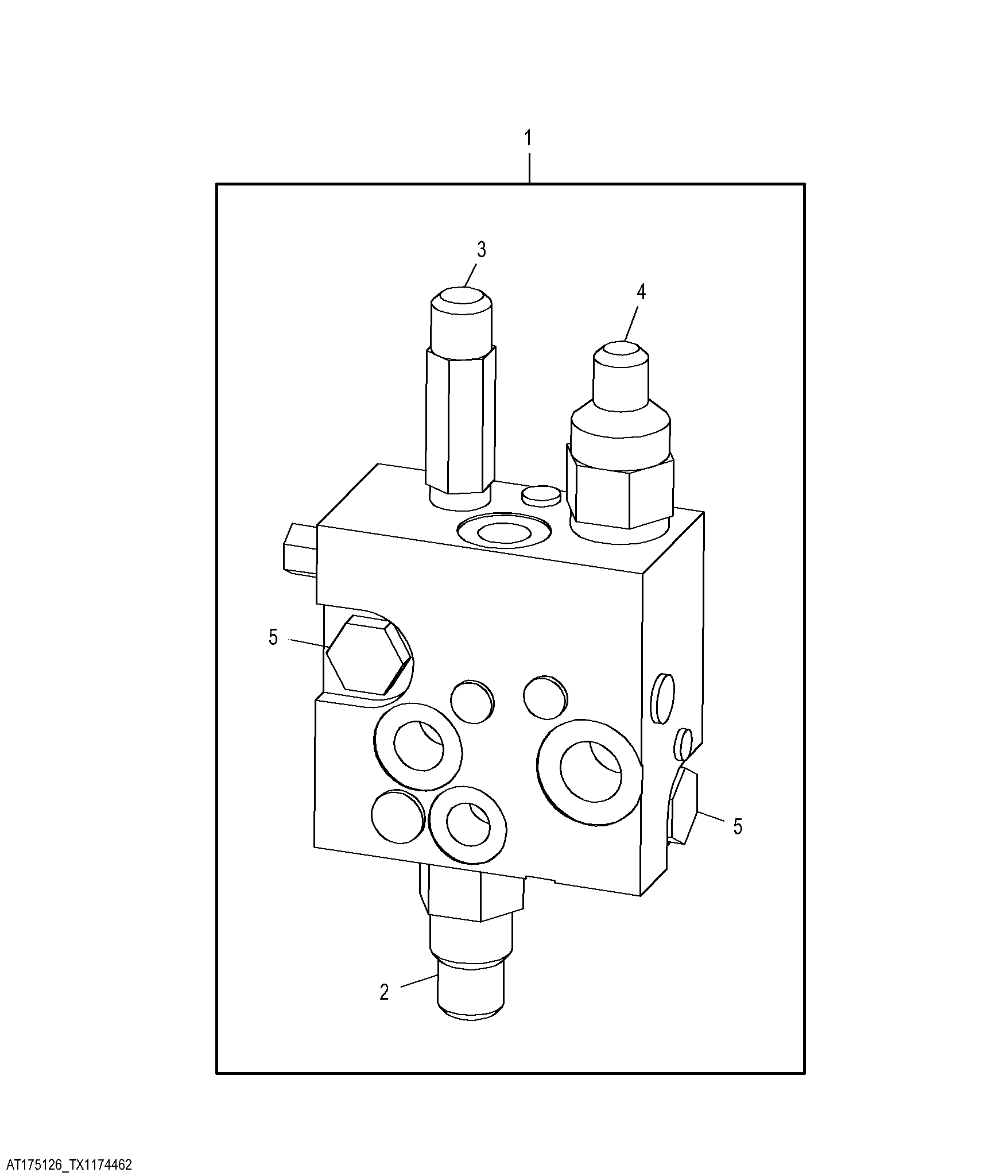 Controlled Load Lowering Valve, Backhoe Crowd Cylinder