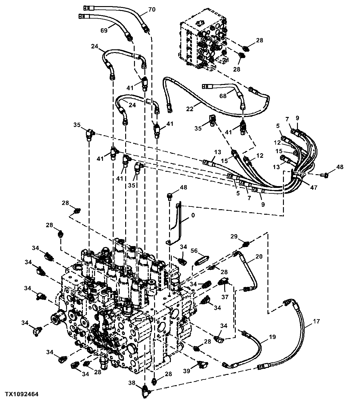 Pilot Lines, Control Valve Top To Pilot Signal Manifold