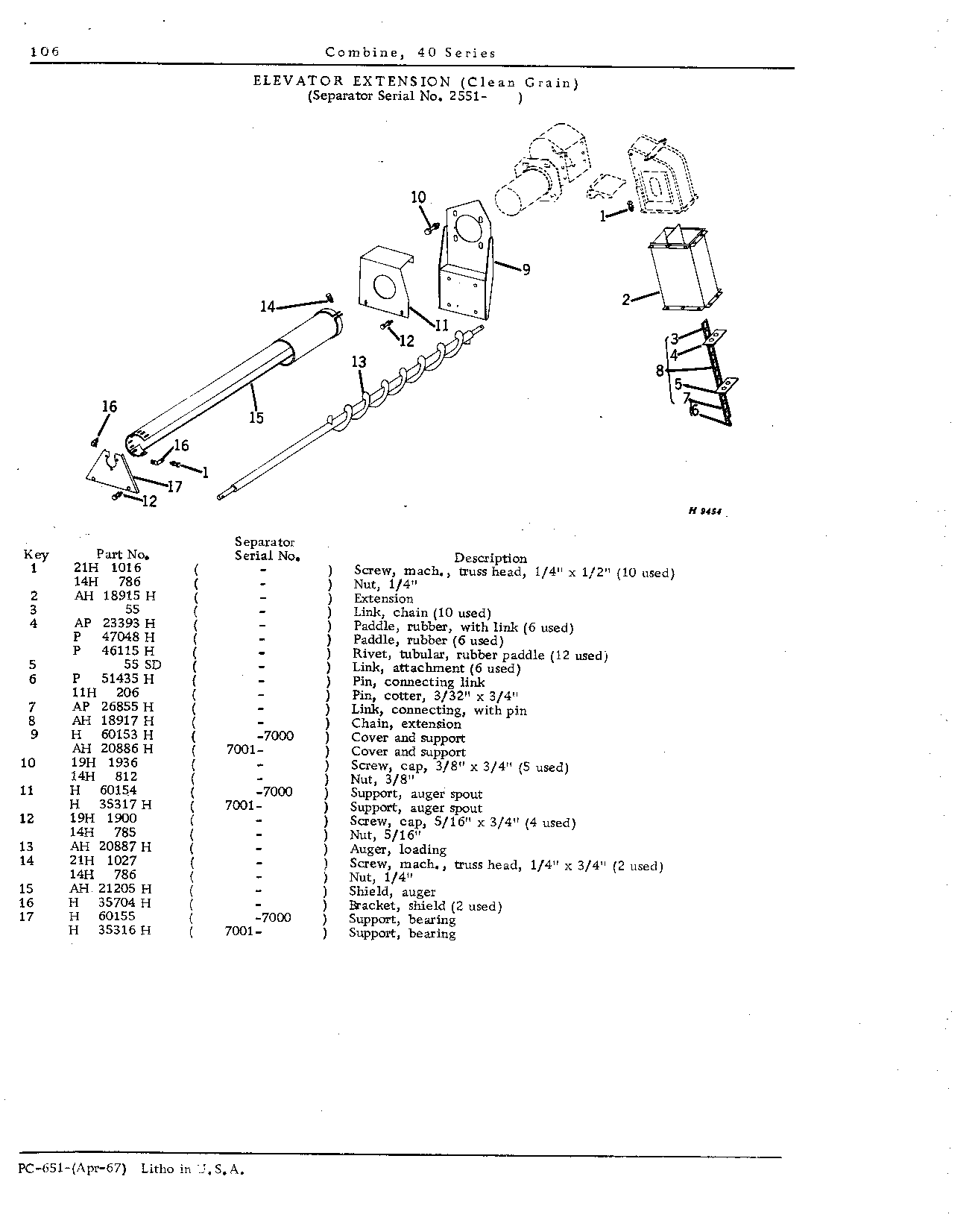 Elevators and Augers (Continued)