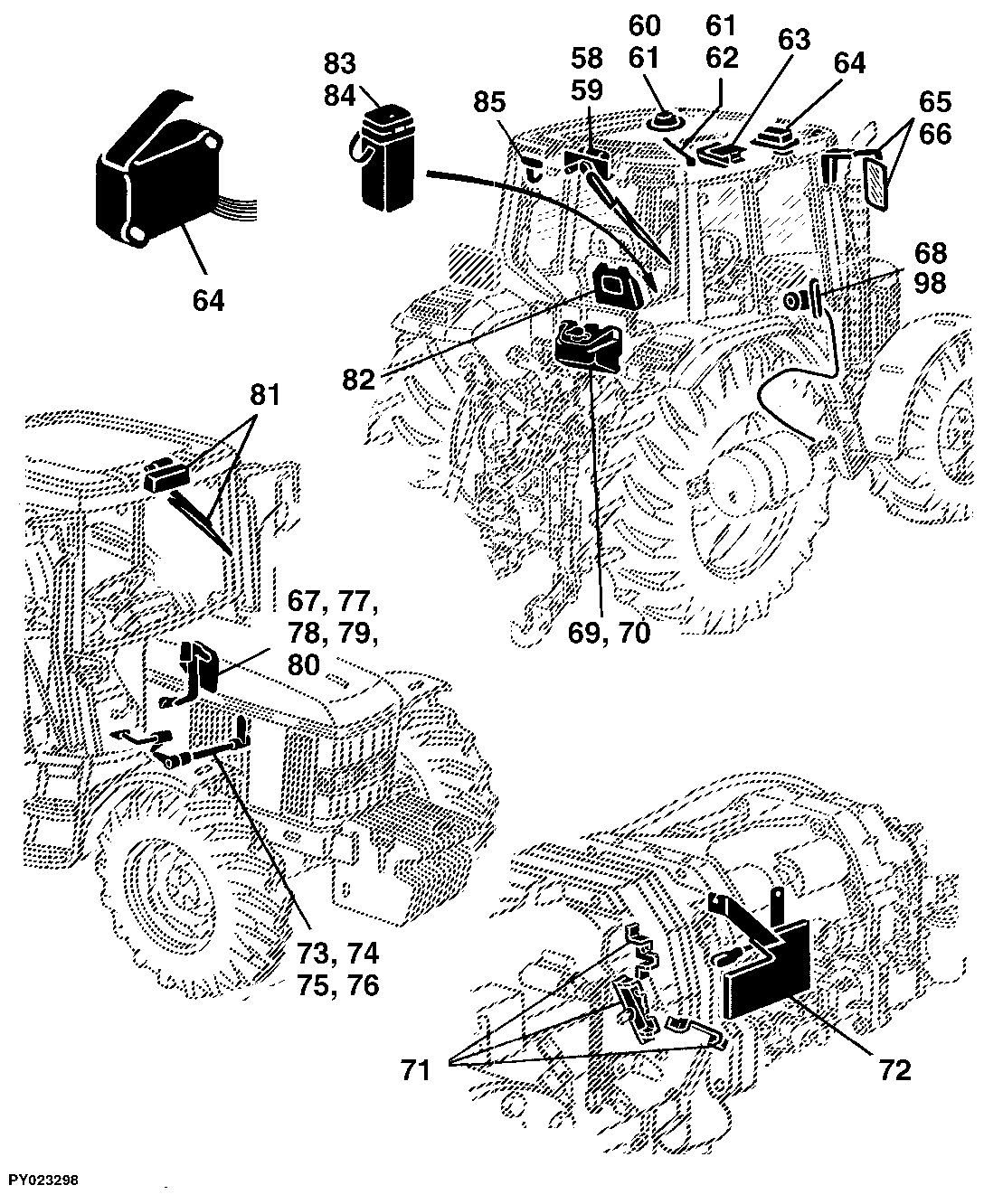 92 OPERATORS STATION, CONTROLS, ACCESSORIES