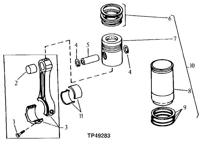 Piston / Connecting Rod / Cylinder Liner / Bearings