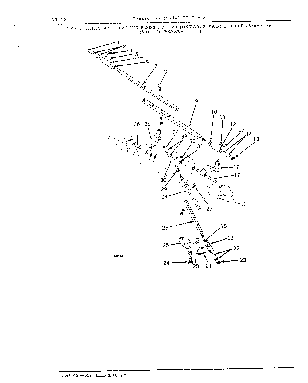 Section 55 - Steering Mechanism, Front End Equipment, and Rear Wheels (Continued)