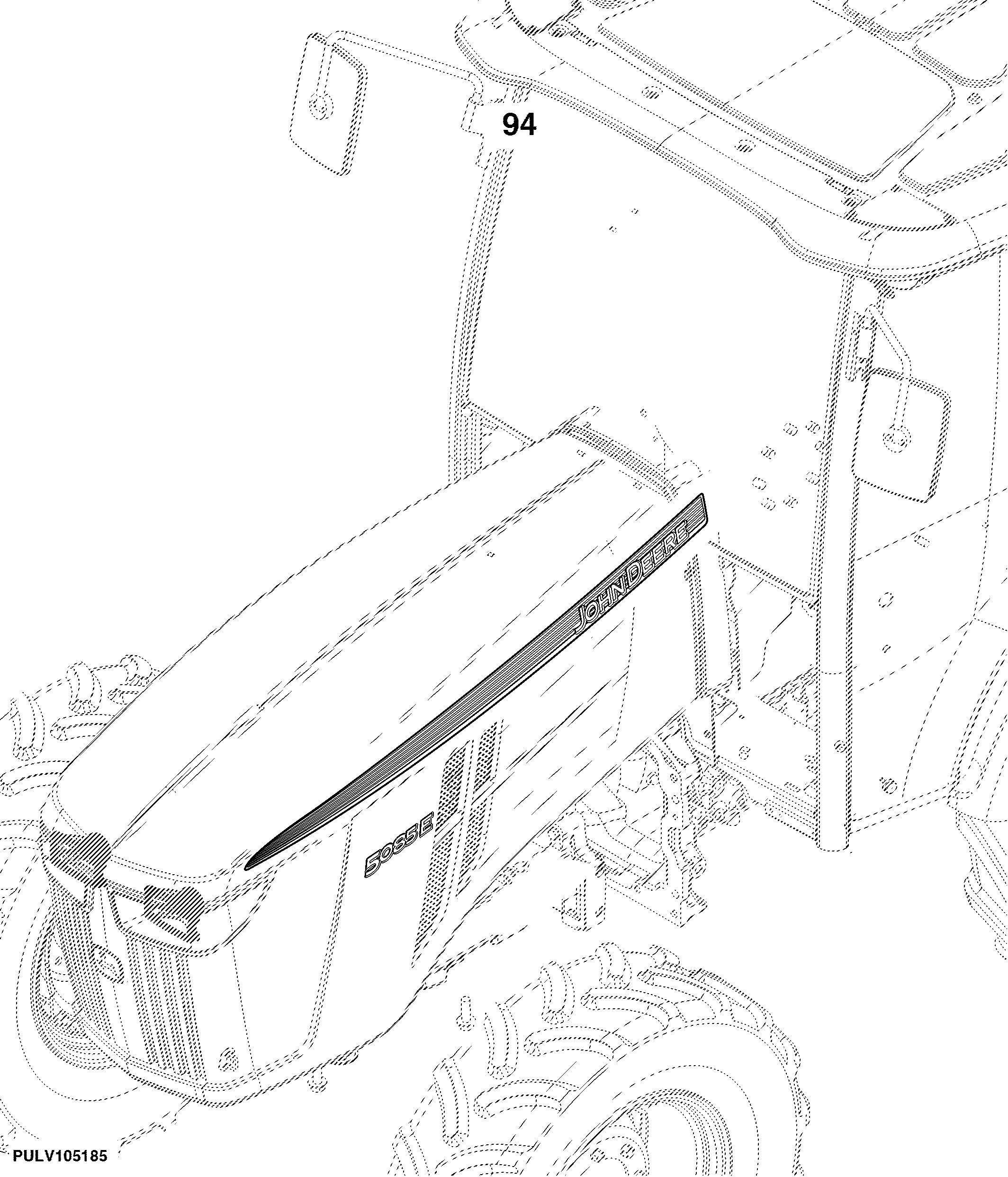 5085E Tractor (Engine: 4045HLV71, Final Tier 4)(North America Edition)