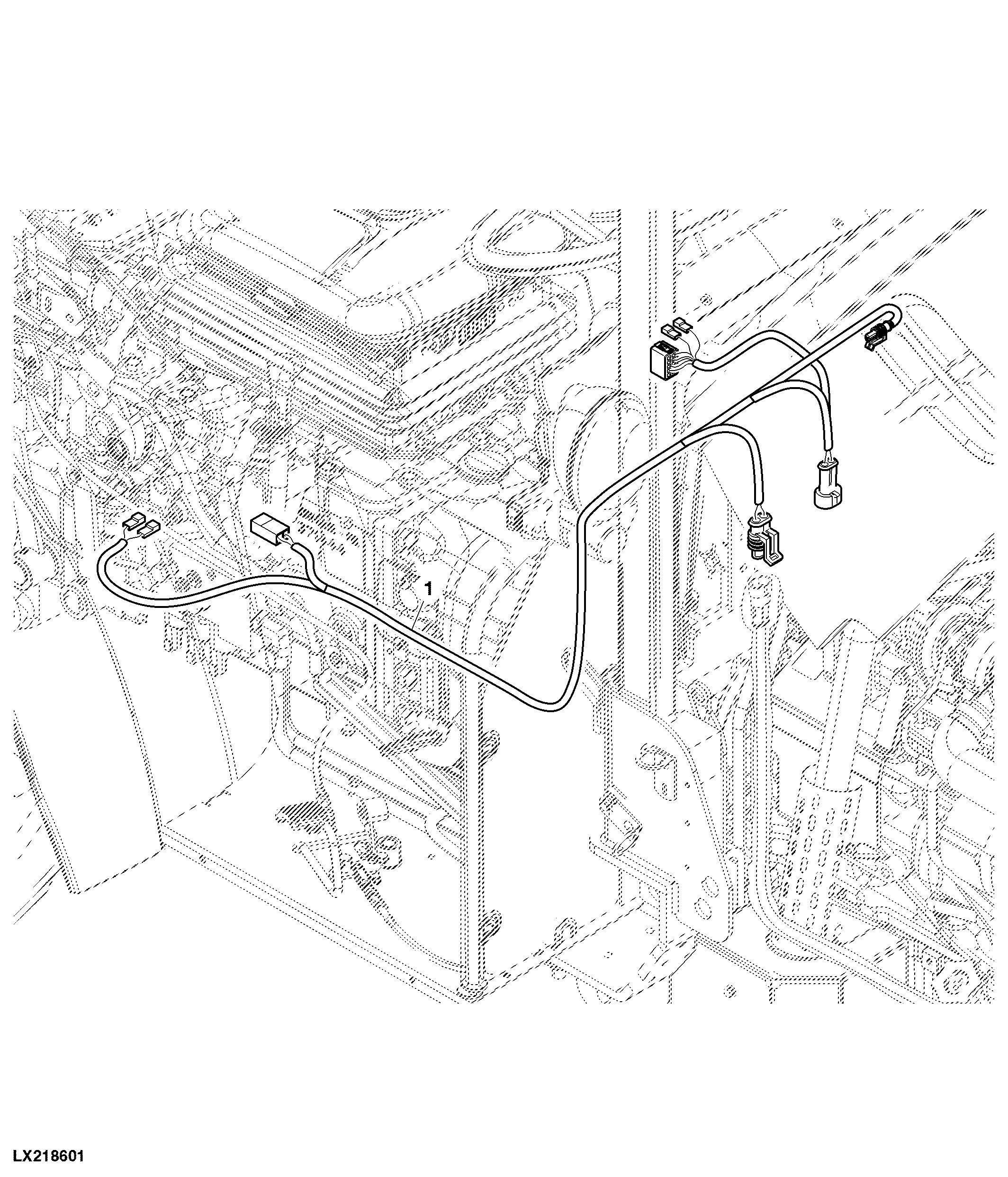 Wiring Harness, Front PTO